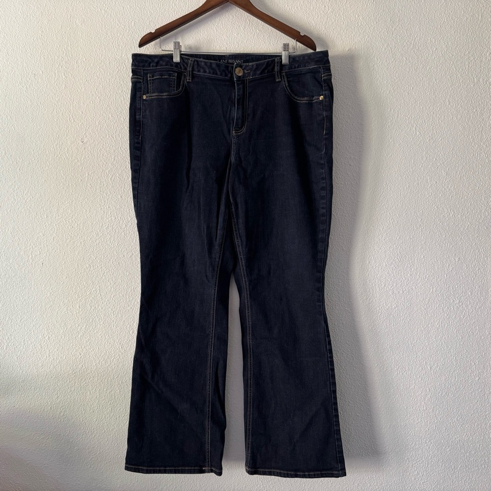 Lane Bryant Bootcut Genius Regular Fit Dark Wash Jeans Size 20 - Picture 12 of 12